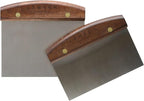 Lamson 3" x 6" Dough (Bench) Scraper with Walnut Handle