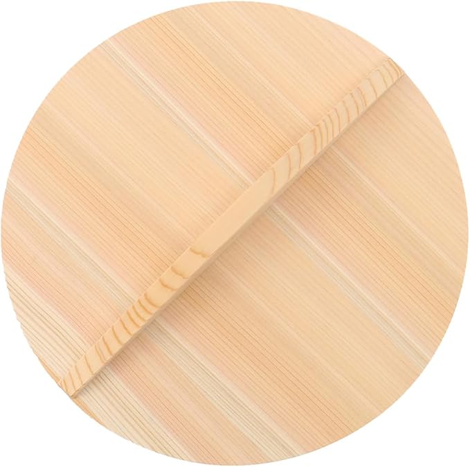 TIKUSAN Wooden Cooking Drop Lid Otoshibuta Made in Japan (6.3" (16cm))
