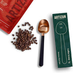 Artizan Coffee 1 Tbsp Coffee Measuring Scoop, Stainless Steel Copper Scoop for Ground Coffee, Beans, Tea & More - 7g, 17 cm Long Handle