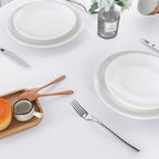 sancua 2 Pack White Tablecloth 60 x 120 Inch, Rectangle 8 Feet Table Cloth - Stain and Wrinkle Resistant Washable Polyester Table Cover for Dining Tables, Buffet Parties and Camping