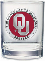 Heritage Pewter Oklahoma Double Old Fashion | Double Rocks Glass 14 OZ for Liquor | Expertly Crafted Pewter Glass