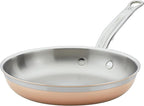 Hestan - CopperBond Collection - 100% Pure Copper Frying Pan, Induction Cooktop Compatible, 8.5-Inch