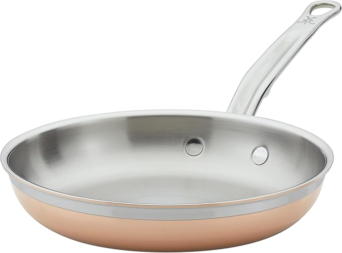 Hestan - CopperBond Collection - 100% Pure Copper Frying Pan, Induction Cooktop Compatible, 8.5-Inch