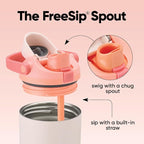 Owala FreeSip Sway - Stainless Steel - 30-oz. -Orng/Tn(Sparkling Sherbet)