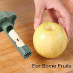 Pepper corer seed remover tool,Upgrade2 in 1 Fruit Pepper Seed Corer Remover,Quickly Cutting and Deseeding Bell Pepper Corer Tool for Vegetables Kitchen Gadget (1 Pcs)