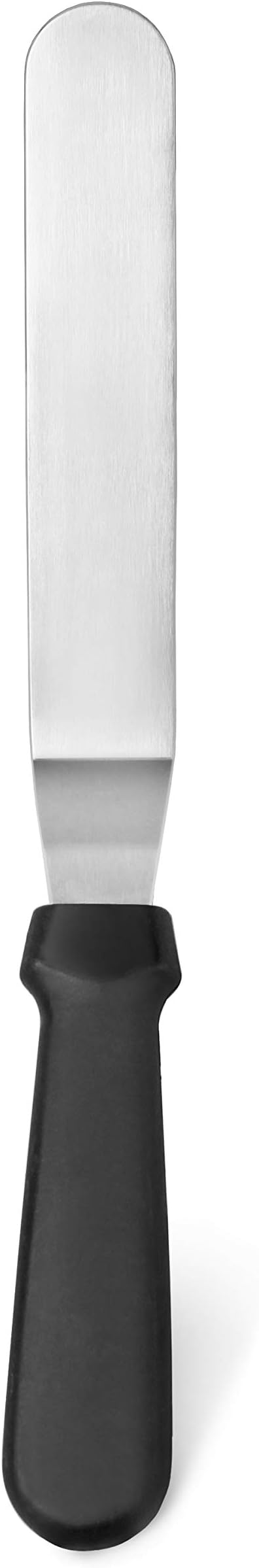 New Star Foodservice 38170 Angled Icing Spatula, 8-Inch Blade, 13-Inch Overall, Silver