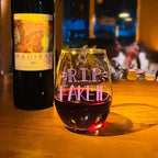 21st Birthday Wine Glass, RIP FAKE ID 21st Birthday Gifts for Her, Funny Gift Ideas for Sister, Friend, Coworker,BFF, Women,Daughter-117