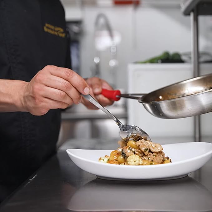 CREATIVECHEF Professional Chef Plating Kit, 10 Piece Culinary Plating Set, Black, Stainless Steel