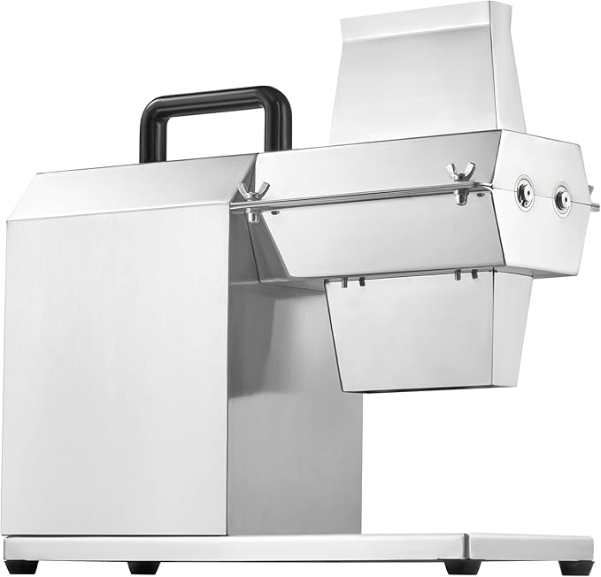 VEVOR Commercial Meat Tenderizer, Heavy Duty Stainless Steel Kitchen Tool with Handle, Meat Tong, and Cleaning Brush, 450W Electric Meat Tenderizer Machine for Beef, Turkey, Chicken, Pork, and Fish