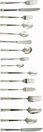 Fortessa Bistro 18/10 Stainless Steel Flatware Serving Spoon, 8.9-Inch,Silver