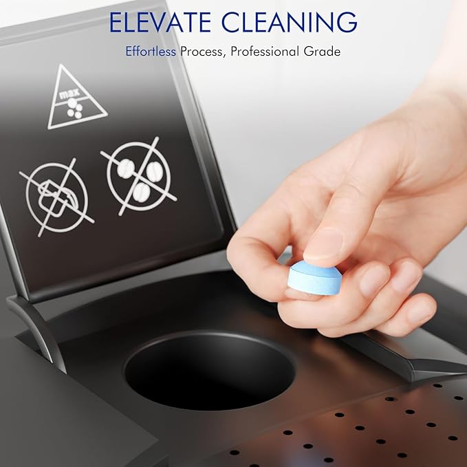 New England Stories Jura Compatible Cleaning Tablets - 30 Count for All Jura Coffee Machines For Cleaning Internal Parts, Hard-to-Reach Areas, Keep Your Espresso Equipment in Top Condition