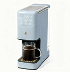 Beautiful Perfect Grind Programmable Single Serve Coffee Maker with Touch Display and Integrated Burr Grinder, Auto Coffee Strength Selection, 64oz Water Reservoir (Cornflower Blue)
