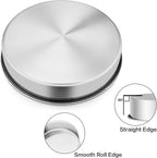 P&P CHEF Cake Pan Set of 4, Stainless Steel Baking Round Cake Pans Tins Bakeware for Birthday Wedding, Leak-proof & Easy Clean, Mirror Finish & Easy Releasing, 11 Inch