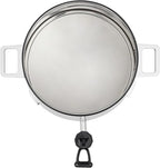 Coffee Urn with Fuel Holder 3.5 Gal/13L, Stainless Steel Beverage Dispenser Hot Drink Dispenser with Stand, Tea Water Coffee Chafer Urn for Parties Buffet Catering Commercial Home (Silver, Black)