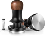 Espresso Tamper 58.35mm-3 Spring Loaded Coffee Tamper-15lb / 30lbs Replacement Springs Calibrated Tamper with Sound Feedback-MHW-3BOMBER Flat Base Tamper-Fits for 58mm Portafilter Basket T6184T-OS