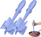 2Pcs Meat Chopper, Hamburger Grinder, Premium Heat Resistant Smasher for Ground Beef, Burger Grinder Nylon Potato Mix Tool-Purple