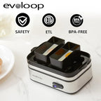 Rapid Egg Cooker Electric 6 Eggs Capacity, Soft, Medium, Hard Boiled, Poacher, Omelet Maker Egg Poacher With Auto Shut-Off, BPA Free