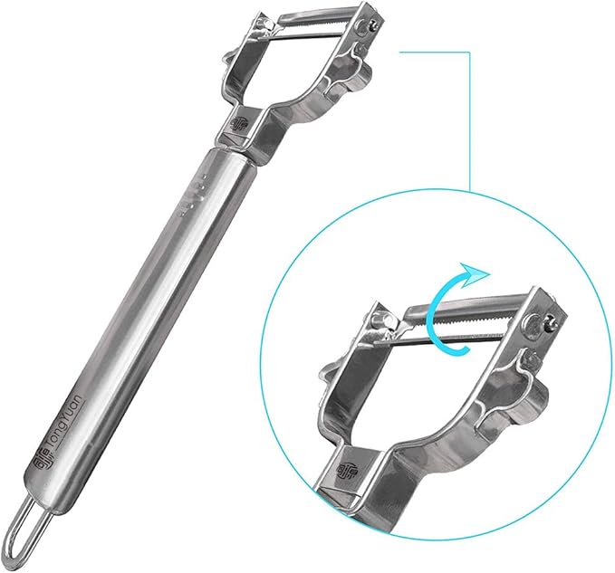 Fruits and Vegetables Peelers -Y Shape Swivel Potato Peeler-Stainless Steel Multifunctional Ultra Sharp Serrated Peeler-Great for Potatoes,Carrot,Apples,Tough-skinned Fruits and Vegetables