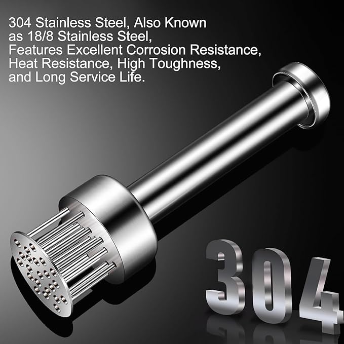 Stainless Steel Meat Tenderizer Tool, 21 Sharp Needles, Chicken Meat Tenderizer, Tenderizing Steak, Beef, Chicken, Pork, Barbecue, Marinating Prep Tool, with free cleaning brush