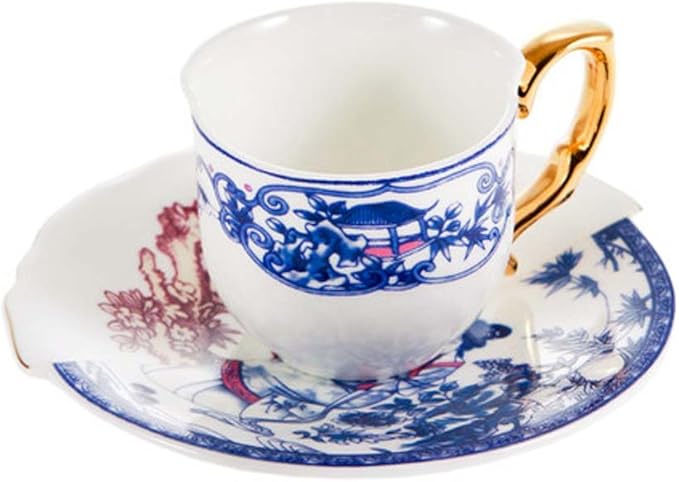 Seletti 09741 Hybrid Coffee Cup Multi-Coloured Eufemia, Unica