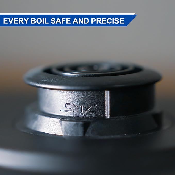 Bonavita Cosmopolitan 1.0L Gooseneck Electric Kettle, Stainless Steel Water Boiler for Coffee Brew and Tea Precise Pour Control, 6 Preset Temps, Glass Touch Panel, 1200W Fast Boil, Matte Black