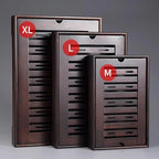 XL Size Bamboo Chinese Tea Tray - 15.6 x 10.9 inch Japanese Tea Serving Tray, Gongfu Tea Table Set with Reservoir Type Water Storage Box Kong Fu Tea Tray