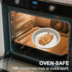 Aluminum Pans 9” Round Foil Pans (50Pack) Baking Pans Roasting Pan Great for Cooking, Heating, Storing