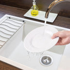 Melamine Dinner Plates Melamine Salad Plates 8 inch Round White Plates Set of 6,PYW-8-06