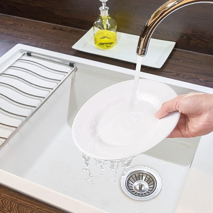 Melamine Dinner Plates Melamine Salad Plates 8 inch Round White Plates Set of 6,PYW-8-06