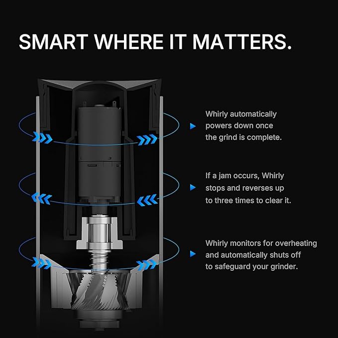 TIMEMORE Burr Coffee Grinder, Portable Electric Grinder with Metal Body, 30 Precise Settings for Espresso to French Press, Low Noise Design, Auto Stop & Clog Protection for Home & Outdoor Use (Black)