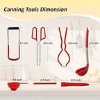 Stainless Steel Canning Pot with Rack & Lid, 21.5 QT Water Bath Canner for Canning, Complete Canning Supplies Starter Kit with Tools, Funnel, Jar Lifter, Tongs for Beginners and Home Use