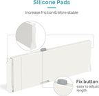 Vtopmart 12 Pack Drawer Dividers for Clothes, 4" High 11.6"-17" Adjustable Expandable Dresser Drawer Organizer, Plastic Drawers Separator for Dresser, Baby Clothes, Underwear, Kitchen & Office Storage