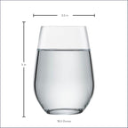 SCHOTT ZWIESEL Forté Universal Tumbler (Set of 6), Versatile Drinking Glasses, Dishwasher-Safe Tritan Crystal Glasses, Made in Germany (19 Ounce)