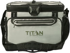 Titan by Arctic Zone 30 Can Zipperless Soft Cooler with HardBody Liner