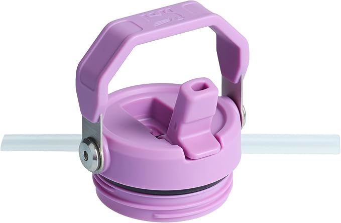 Stanley IceFlow Flip Straw 2.0 Water Bottle 16 oz | Built-In Straw with Larger Opening | Lightweight and Leak Resistant | Insulated Stainless Steel | BPA-Free | Lilac