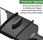 キャベツ スライサー 千切り Fixed Thickness Vegetable Slicer – Ultra-Thin Cabbage Shredder for Salads, Jicama Tacos, Onion, Potato Chips – Fine Fluffy Cuts Mandoline Kitchen Tool (Black)