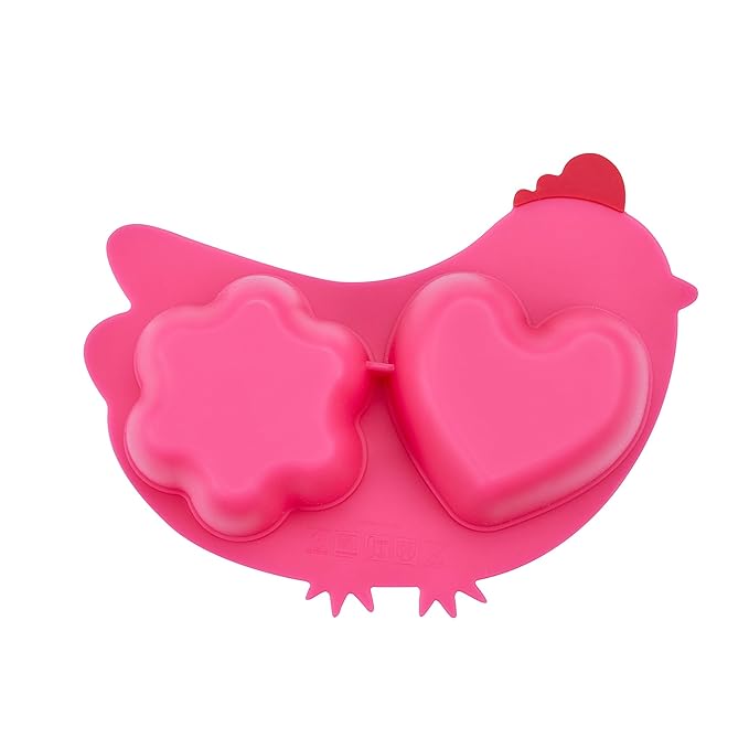 Innobaby Din Din Smart Silicone Chicken Steamer with Lid for Children, Pink