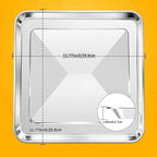 11.77" × 11.77" Toaster Oven Pan for Breville Smart Oven BOV800XL, Smart Oven Plus BOV810BSS, Smart Oven Pro BOV845BSS, Smart Oven Air BOV900BSS, Fits for Ninja SP100 SP101 SP201 Air Fry Oven