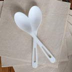 World Centric Compostable Spoon 6" - Made from Plants and Minerals, White TPLA - 1000 Pack