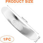 Stainless Steel Garlic Press, 304 Food Grade Direct-Press Tool, Fast Mincing, Easy to Use & Clean for Kitchen