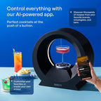 Barsys 360 Cocktail Maker Machine (Black) : Smart Margarita Machine & Home Bartender Drink Maker for Cocktails, Mixed Drinks, and Mocktails