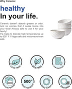 LE TAUCI Small Bowls 12 OZ, Ice Cream Bowl, Ceramic Embossment Stoneware Bowl, Bowls Set for Dessert, Fruits, Side Dishes, Suit For Housewarming - 4.5 Inch, Set of 4, Arctic white