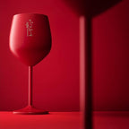 Gusto Nostro Stainless Steel Wine Glass - 18 oz - Unbreakable Colorful Wine Glasses for Travel, Camping and Pool - Fancy, Unique and Cool Portable Metal Wine Glass for Outdoor, Picnics (Set of 2)