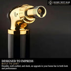 Whiskey Smoker Kit – Premium Black Diamond Cocktail Set with Smoker Top & Oak Wood Chips