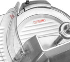 12" Chrome-plated Carbon Steel Blade Electric Deli Meat Cheese Food Ham Slicer Commercial and for Home use 250W Zica [ETL]