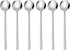 Creative spoons in multiple colors. They can be used to stir flower tea, coffee, and desserts. They're also great for decoration, collection, or as gifts. (silvery)
