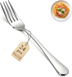 Berglander Salad Forks Set 24pcs, Stainless Steel 7.28" Dessert Forks, Flatware Silverware Fork for Home Kitchen, Restaurant, Hotel, Dishwasher Safe