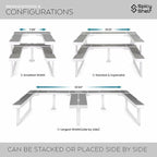 Spicy Shelf with 20 Jars of Spices inclded - Expandable Spice Rack and Stackable Cabinet & Pantry Organizer - Cabinet Spice Racks for inside Cabinets