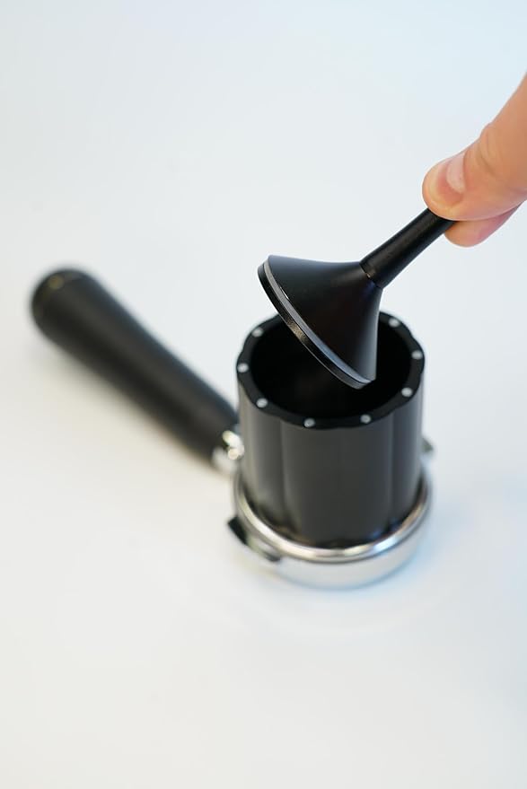 Turin H40 V2 Manual Coffee Grinder – 40mm Stainless Steel Burr, Adjustable for Espresso, Pour Over, French Press, Aluminum Body with Walnut Handle, Magnetic Dosing Cup, 30g Capacity