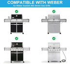 Full-Size Griddle Inserts for Weber Summit 400 Gas Grills, Flat Top Griddle for Weber Summit E-420/E-450/E-470/, Replace for 67550 Grates